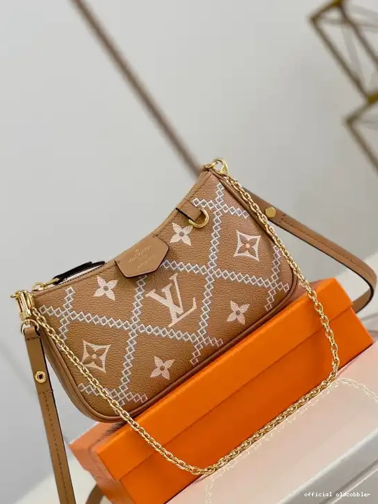 Official oldcobbler EASY LOUIS STRAP POUCH VUITTON ON 0628